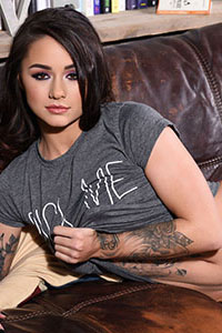 Mica Martinez in her little sporty outfit getting naked