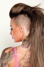 Hottie On A Clear Chair